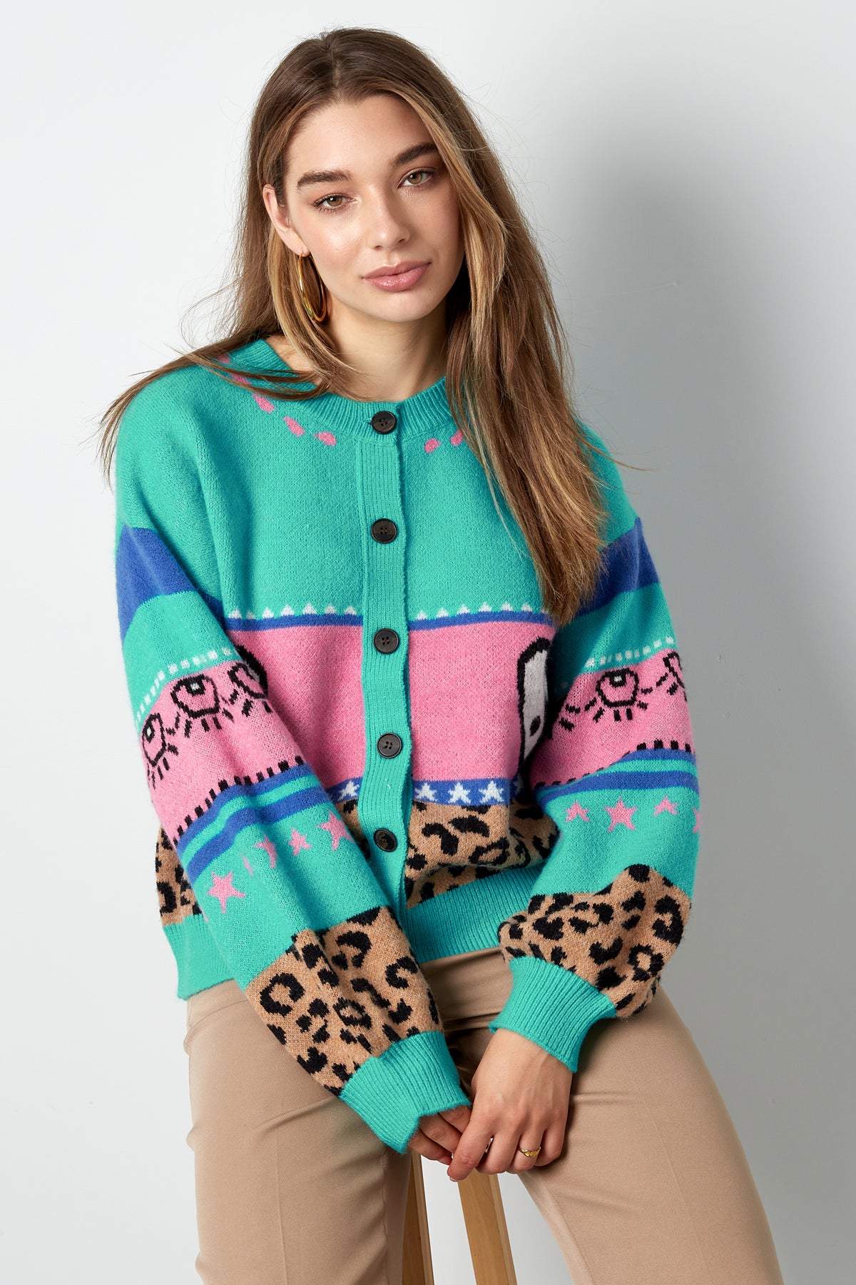 The Oversized Pattern Cardi SERAMODE