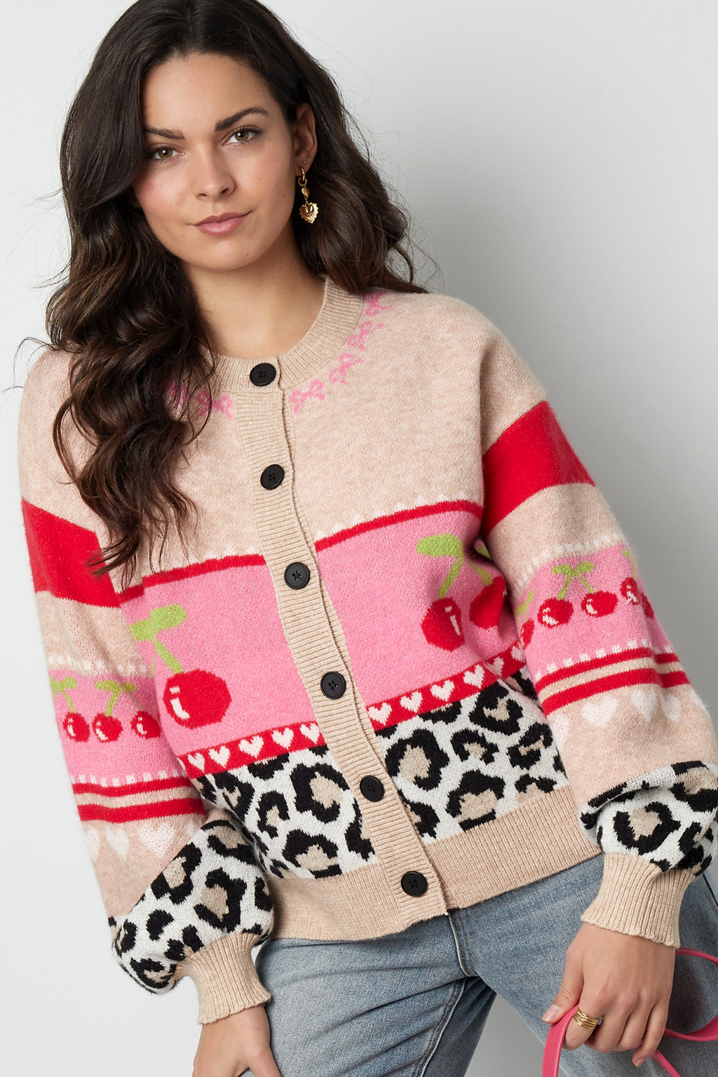 The Cute Color Block Cardi SERAMODE