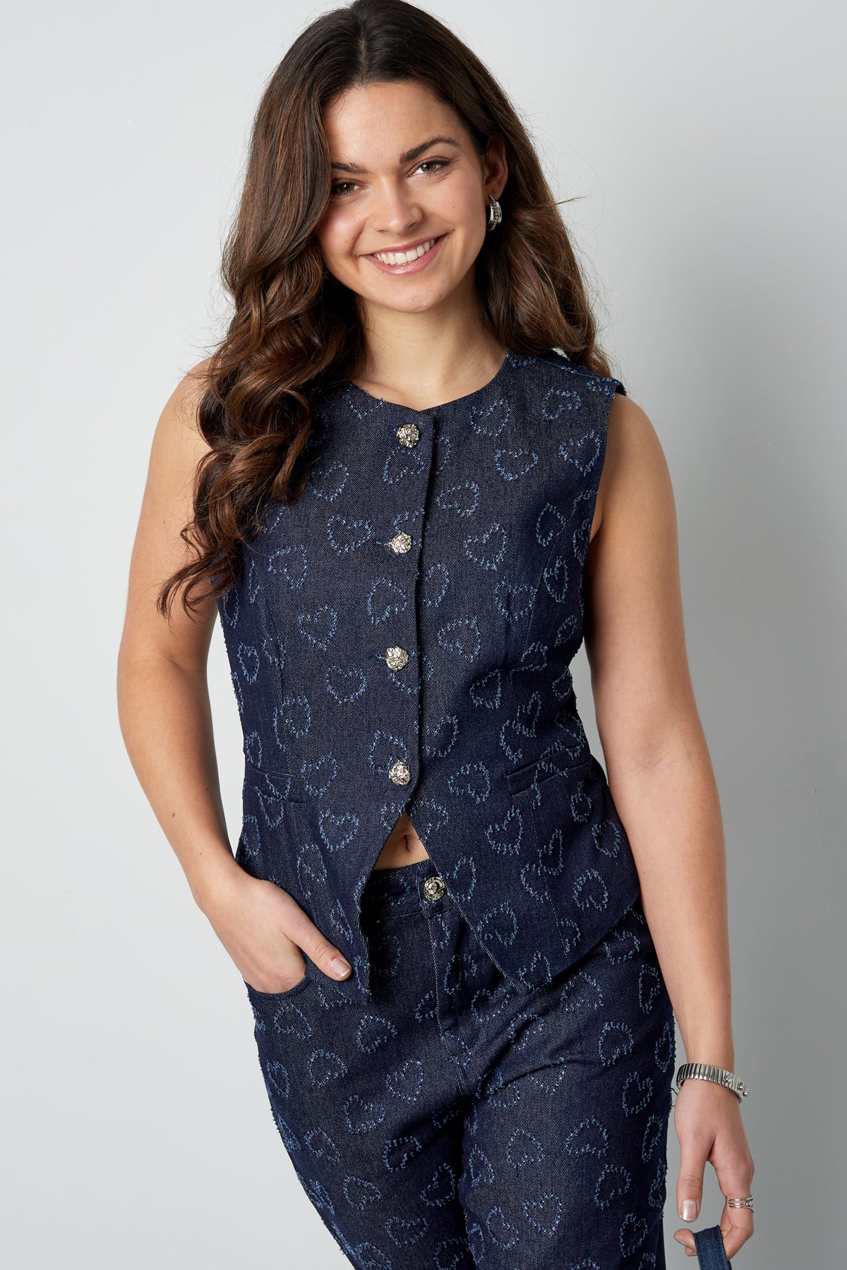 The Heart Button Top SERAMODE