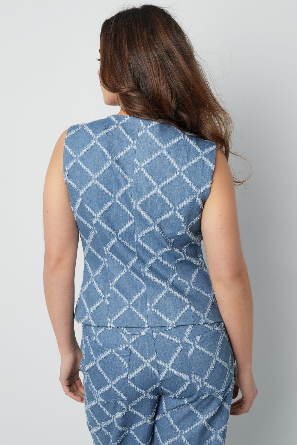 The Geometric Button Top SERAMODE