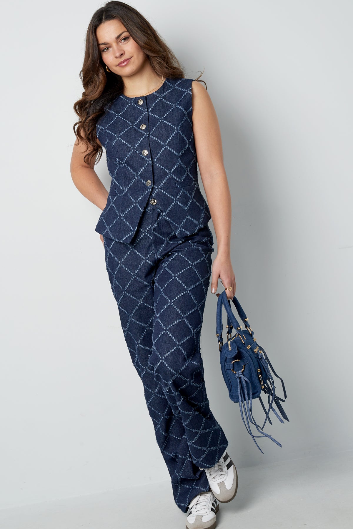 The Geometric Button Top SERAMODE