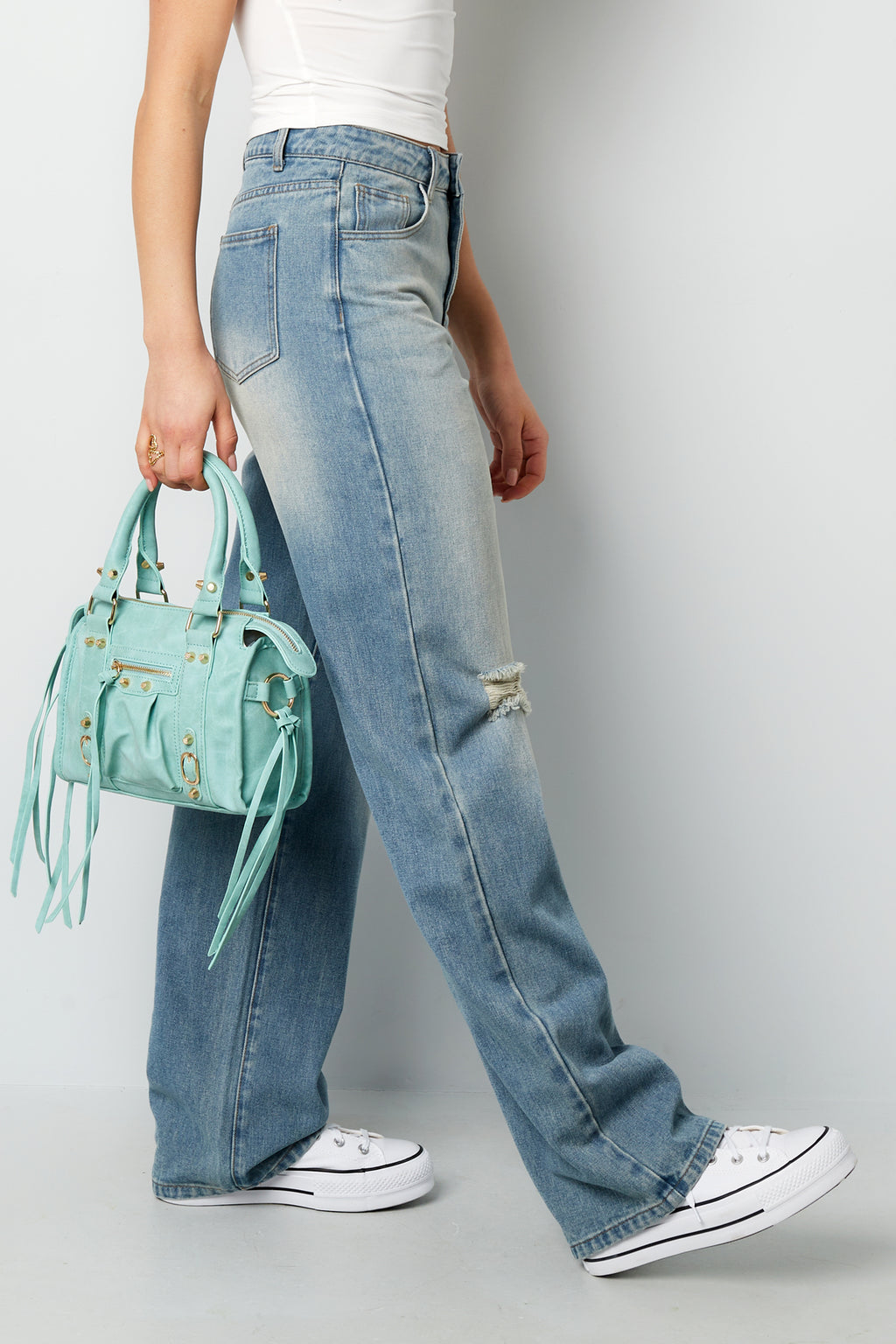 The Ripped Straight Jeans SERAMODE