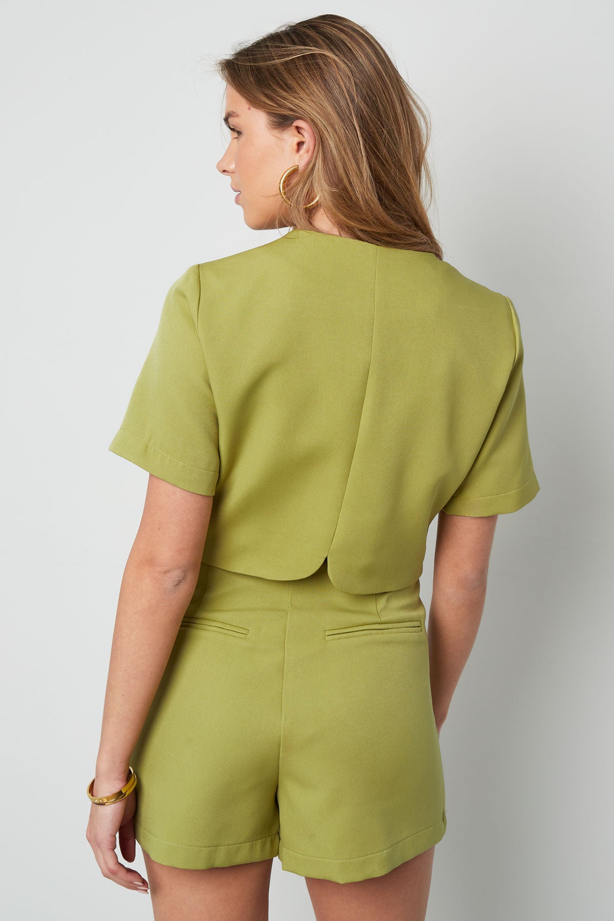 The Cropped Button Top SERAMODE