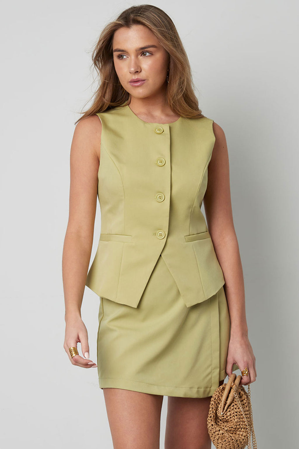 The Structured Button Top SERAMODE