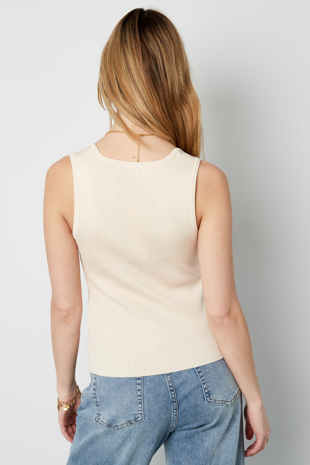 The Ribbed Button Top SERAMODE