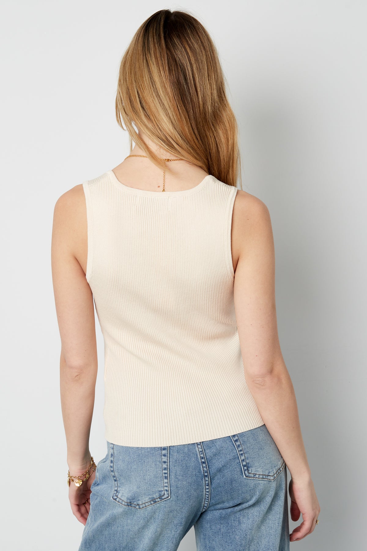 The Ribbed Button Top SERAMODE