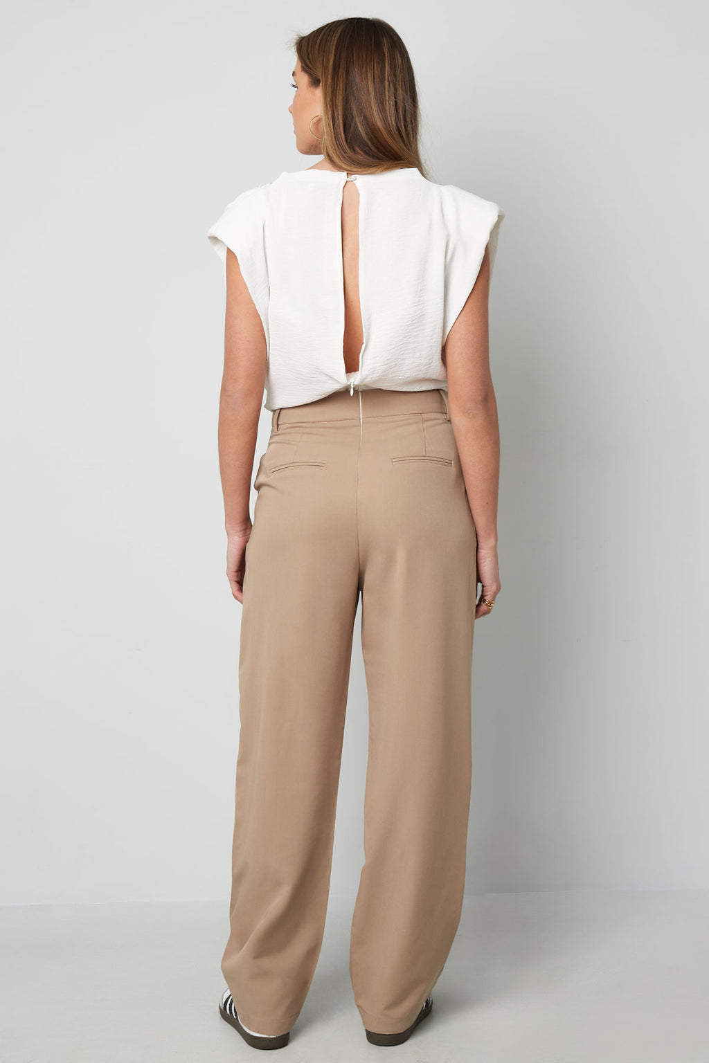 Cotton Blend Women's Wide Leg Bodysuit Spring/Summer Comfort Fit