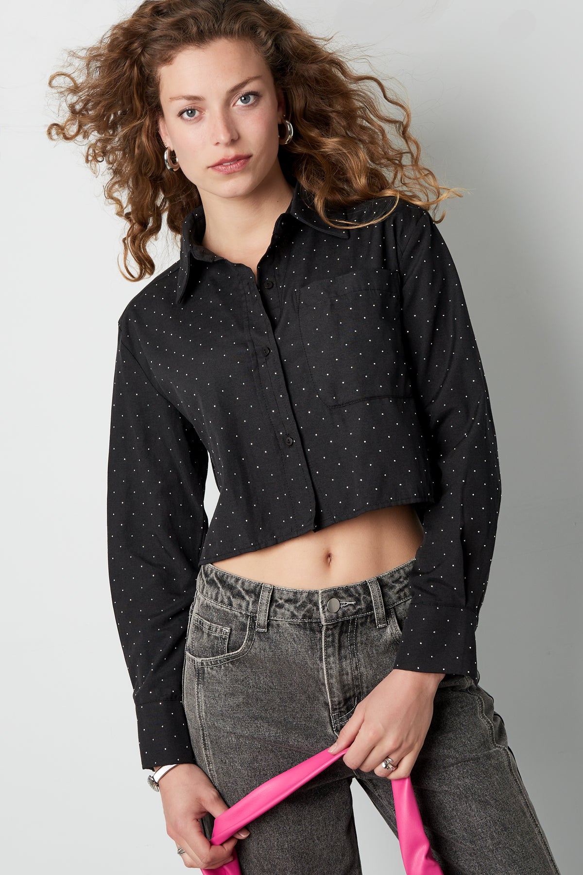 The Cropped Button Blouse SERAMODE