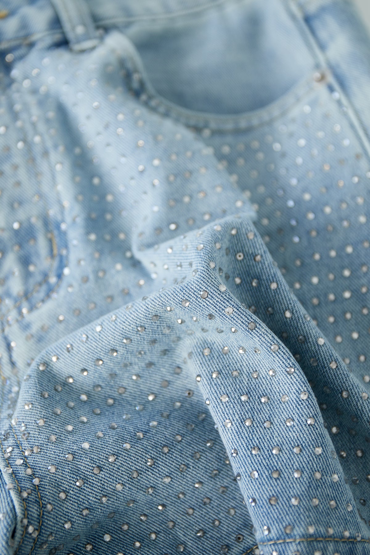 The Perforated Denim Shorts SERAMODE