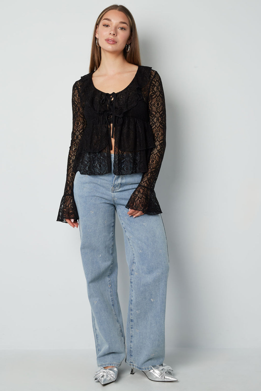 The Lace Ruffle Top SERAMODE