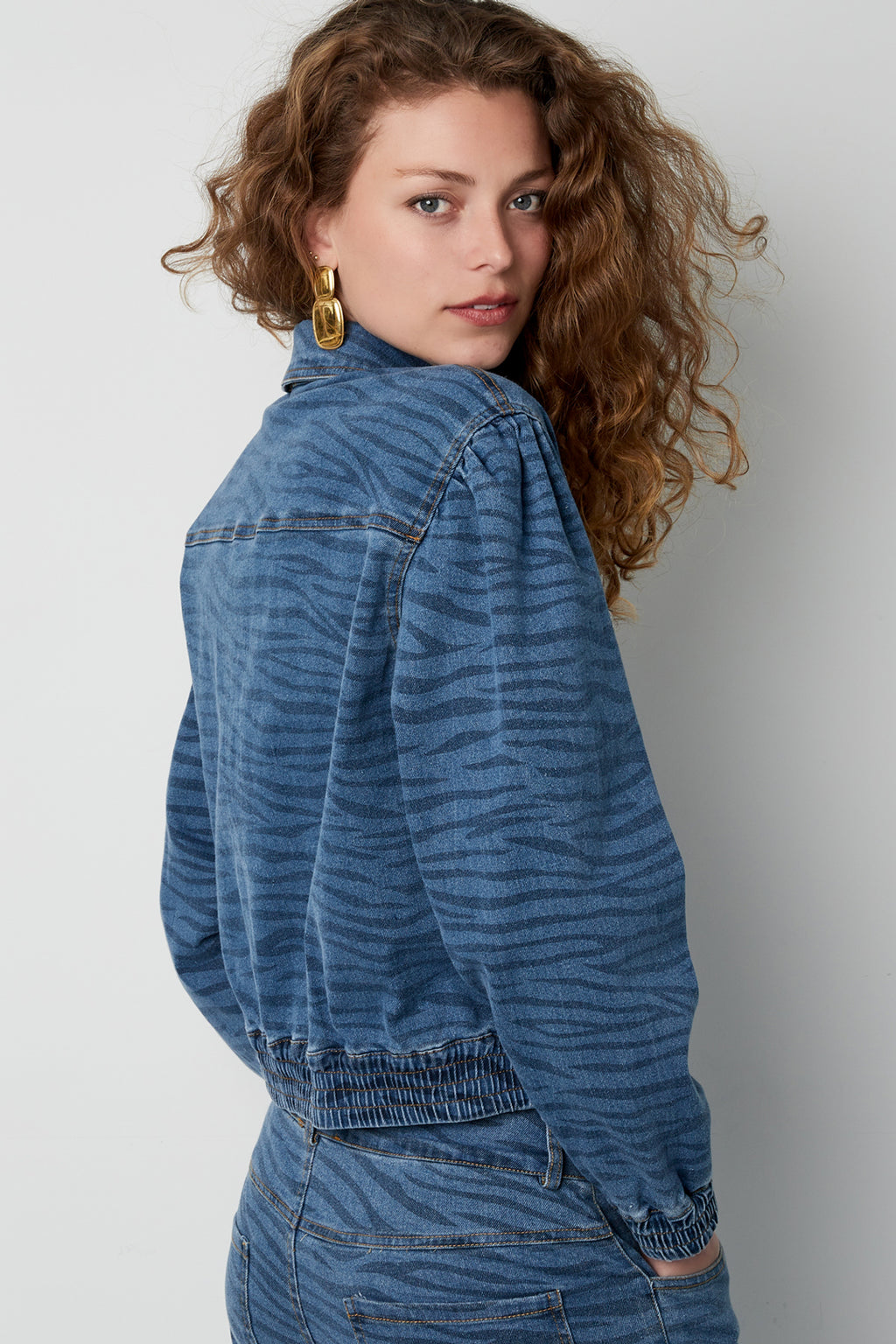 The Tiger Stripe Denim Jacket SERAMODE