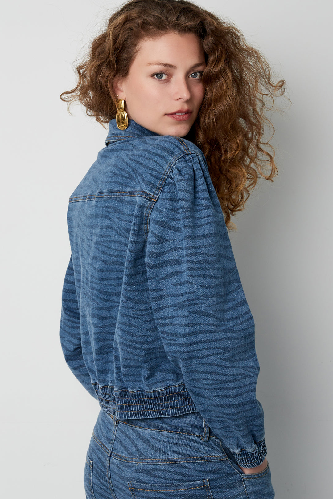 The Tiger Stripe Denim Jacket SERAMODE
