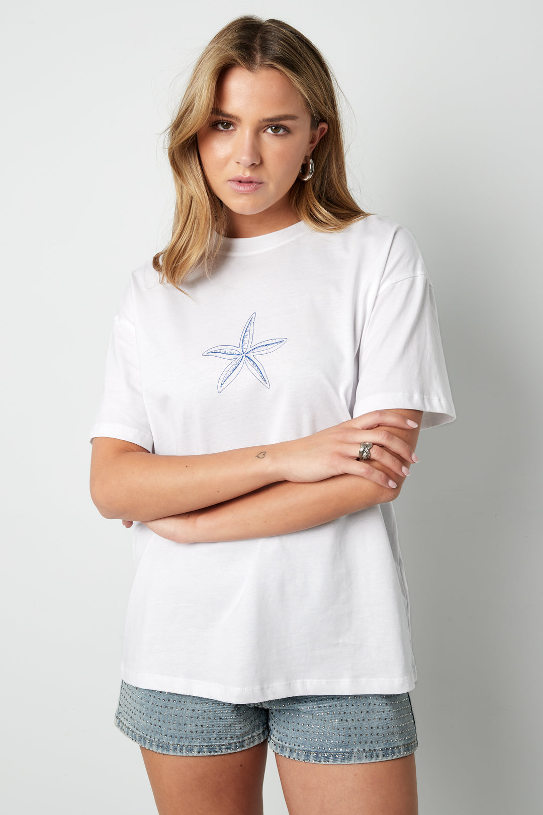 The Starfish Embroidered Tee SERAMODE