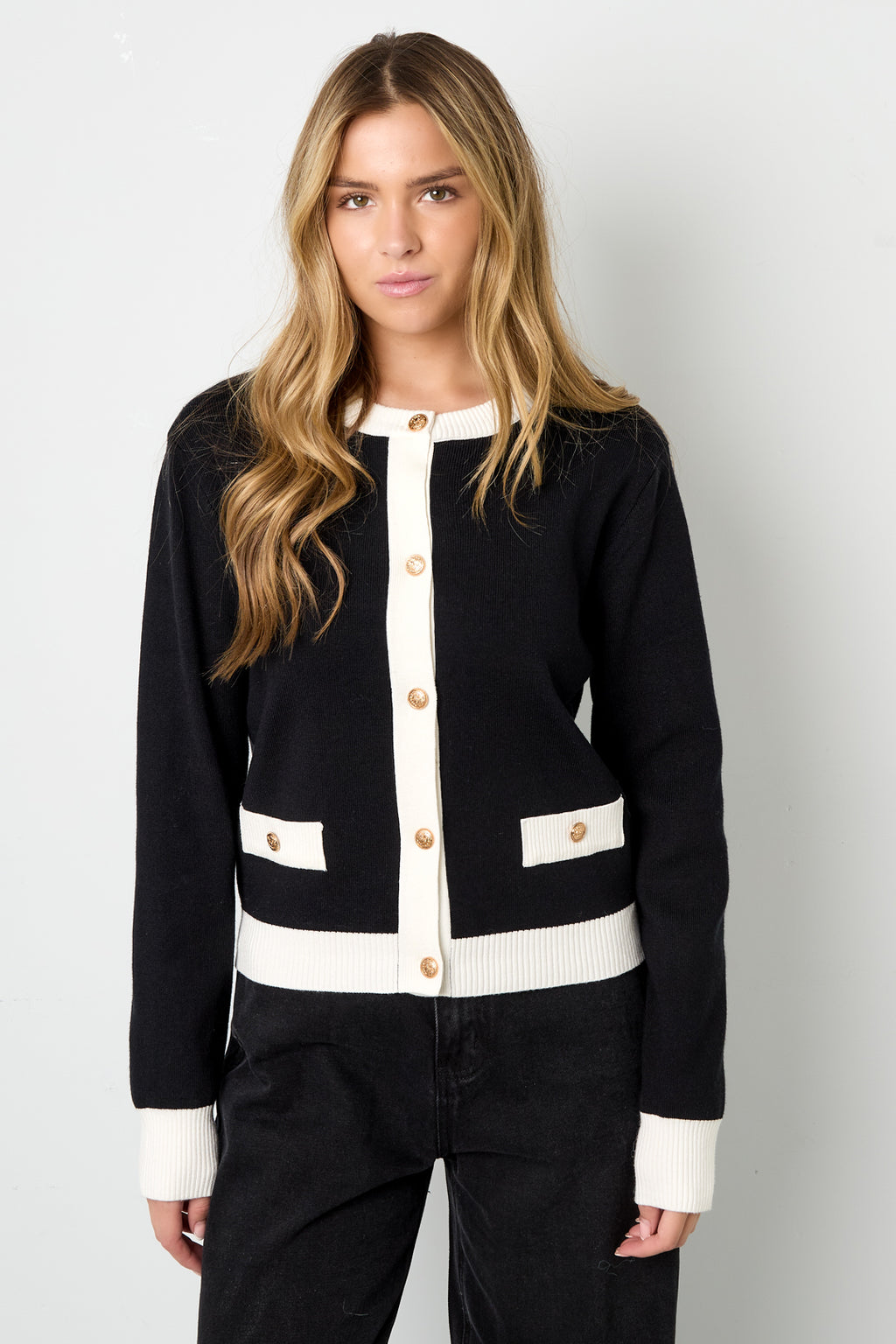 The Color Clash Knit Cardigan SERAMODE