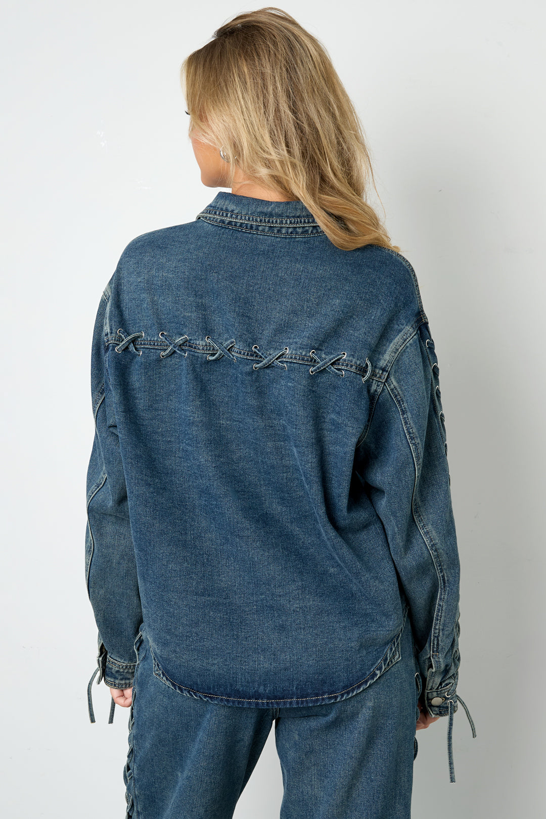 The Tie-Up Denim Jacket SERAMODE