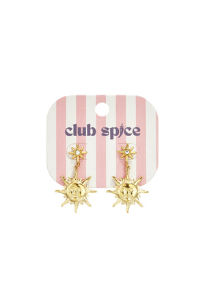 The Sun Charm Earrings SERAMODE