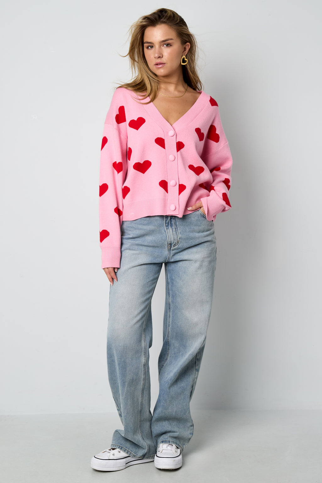 The Heart Pattern Cardigan SERAMODE