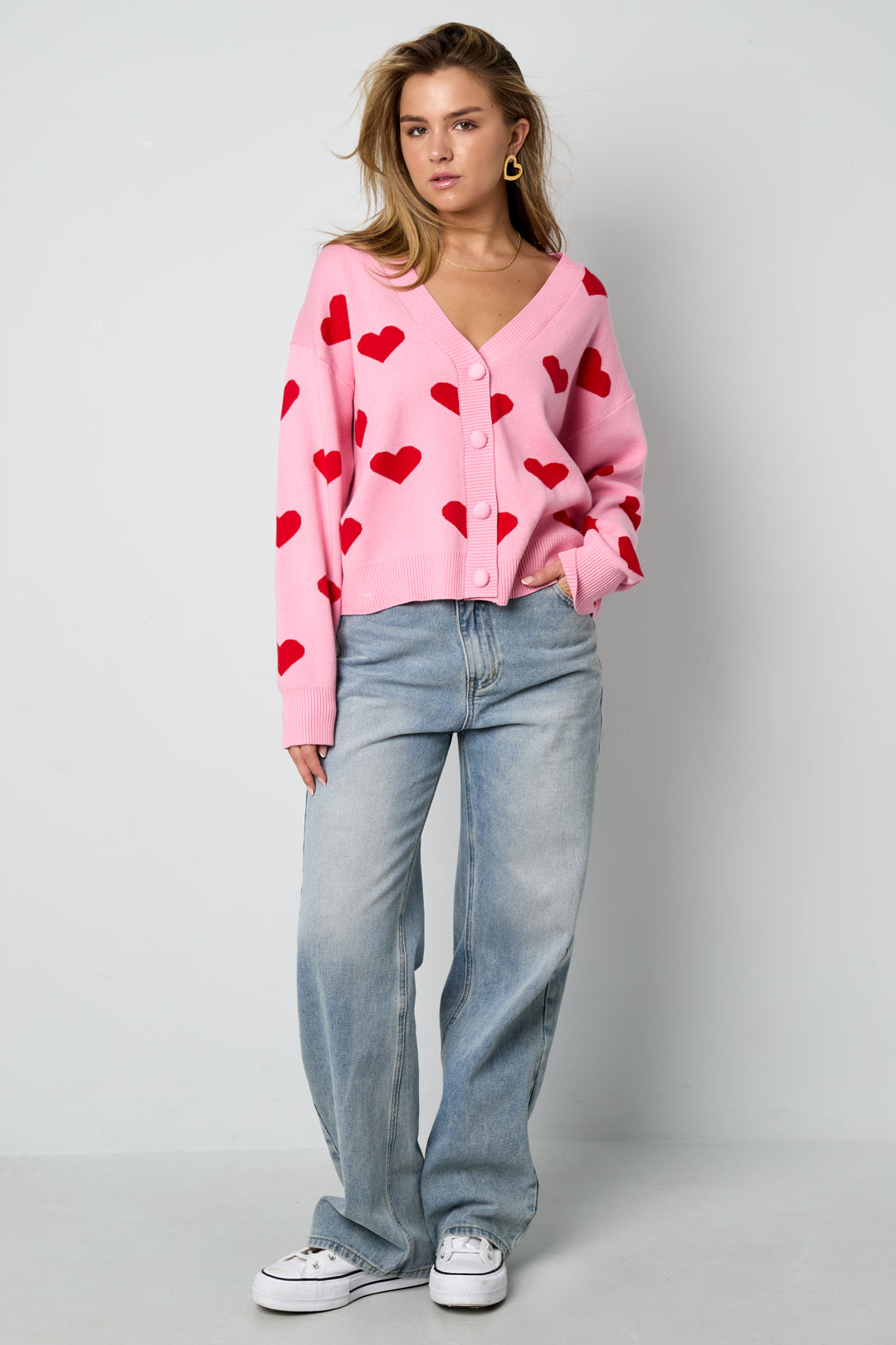 The Heart Pattern Cardigan SERAMODE