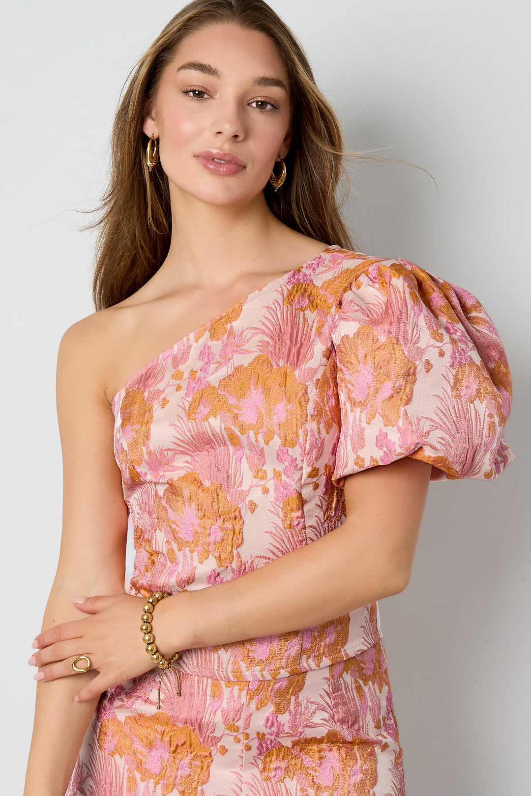 The Floral One Shoulder Top SERAMODE