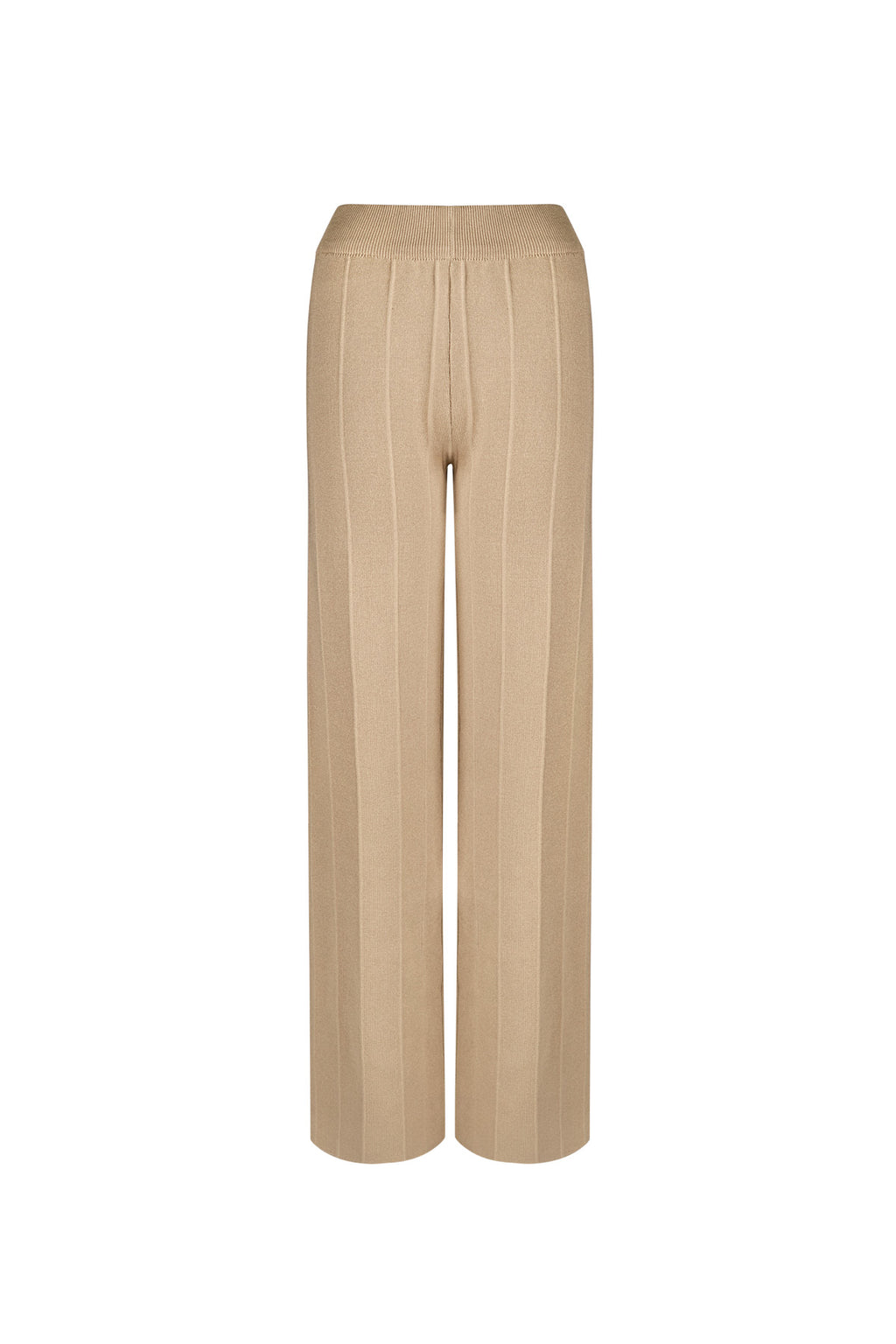 Viscose Women's Wide Leg Pants Conservative Solid Color