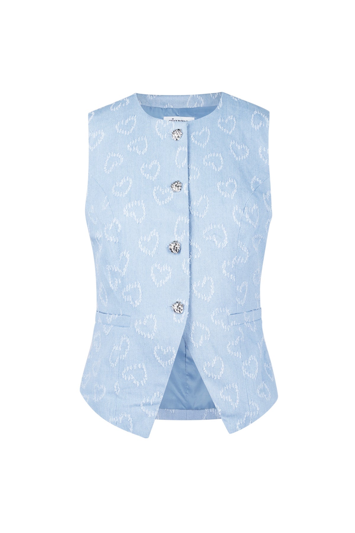 The Heart Button Top SERAMODE