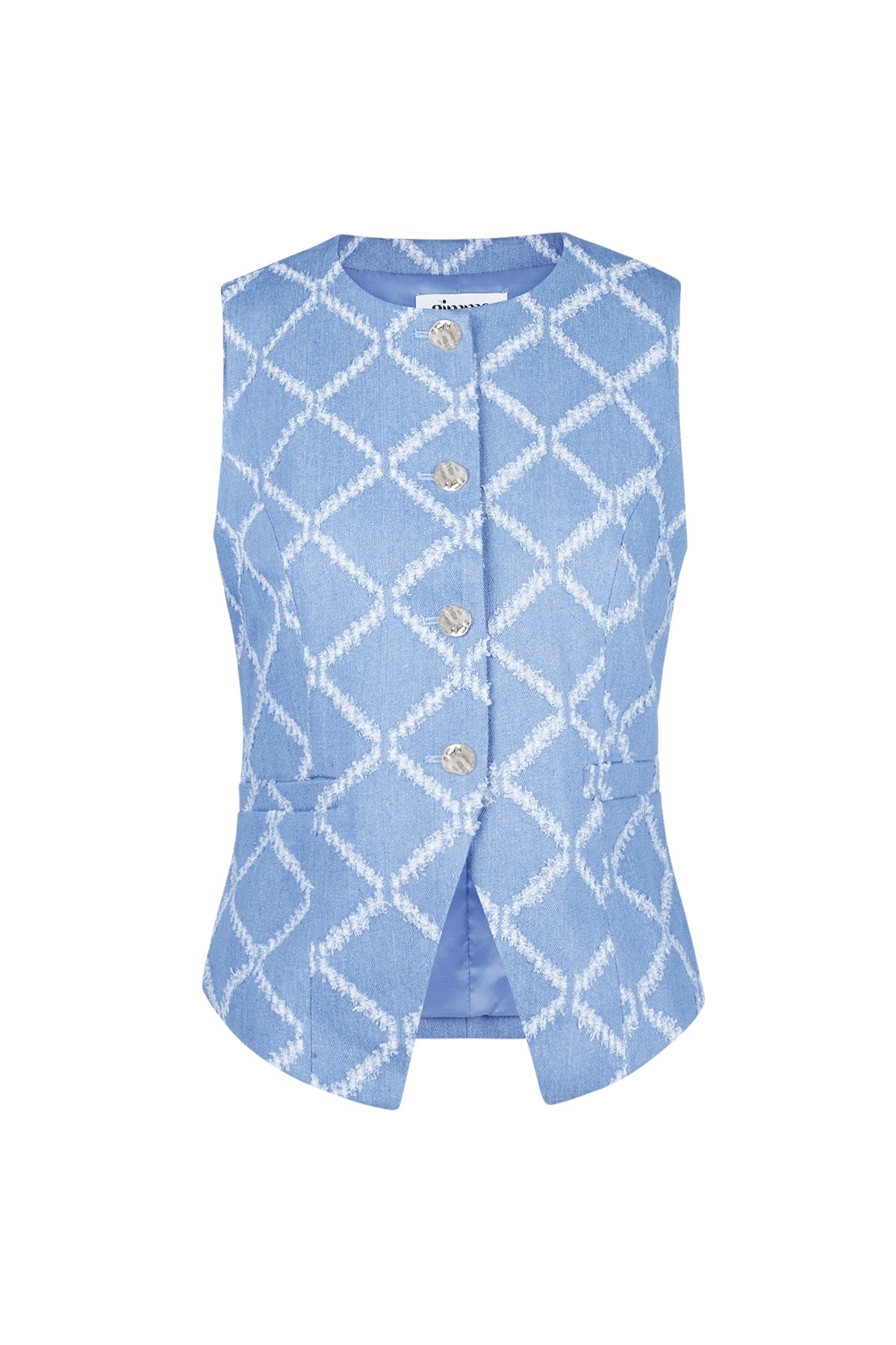The Geometric Button Top SERAMODE