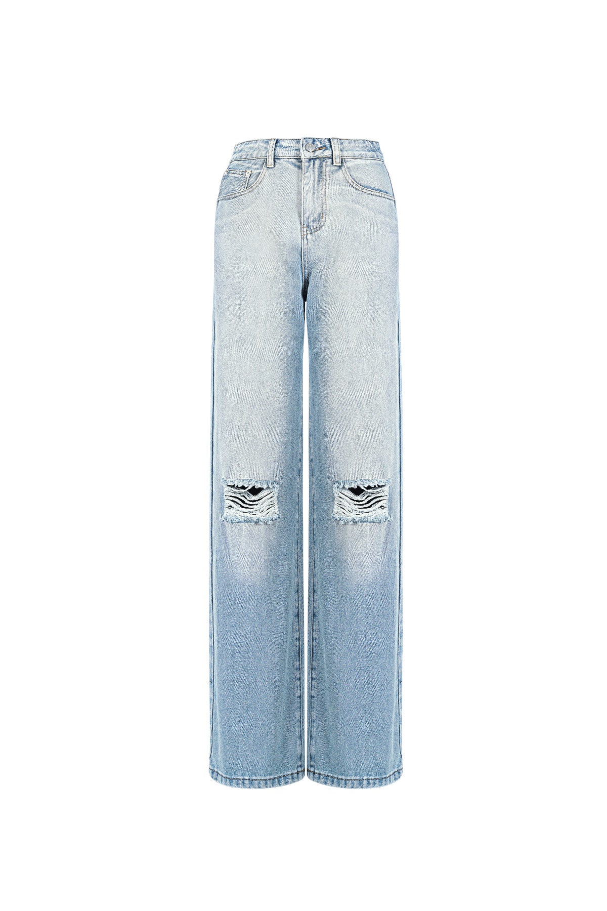 The Ripped Straight Jeans SERAMODE
