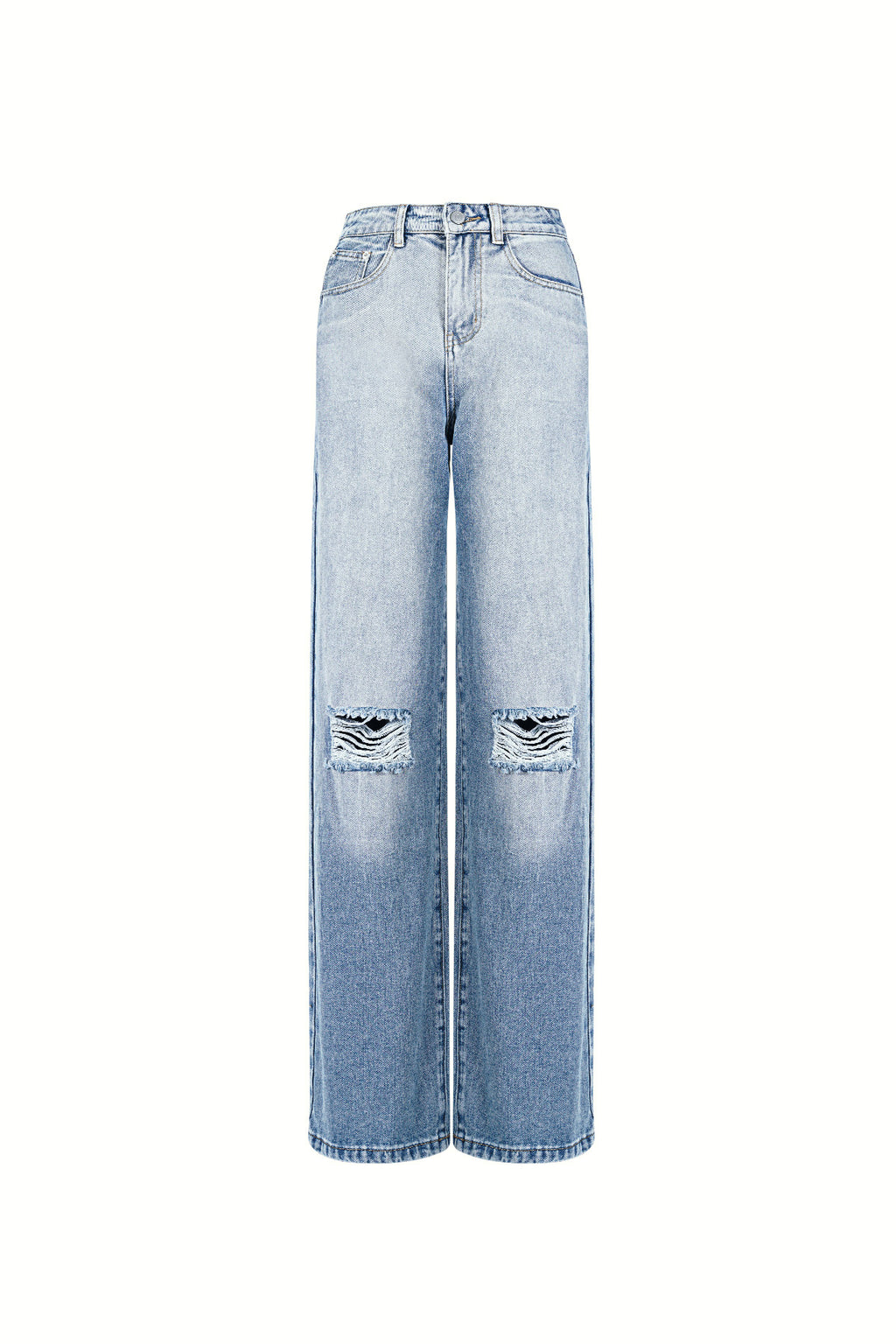 The Ripped Straight Jeans SERAMODE
