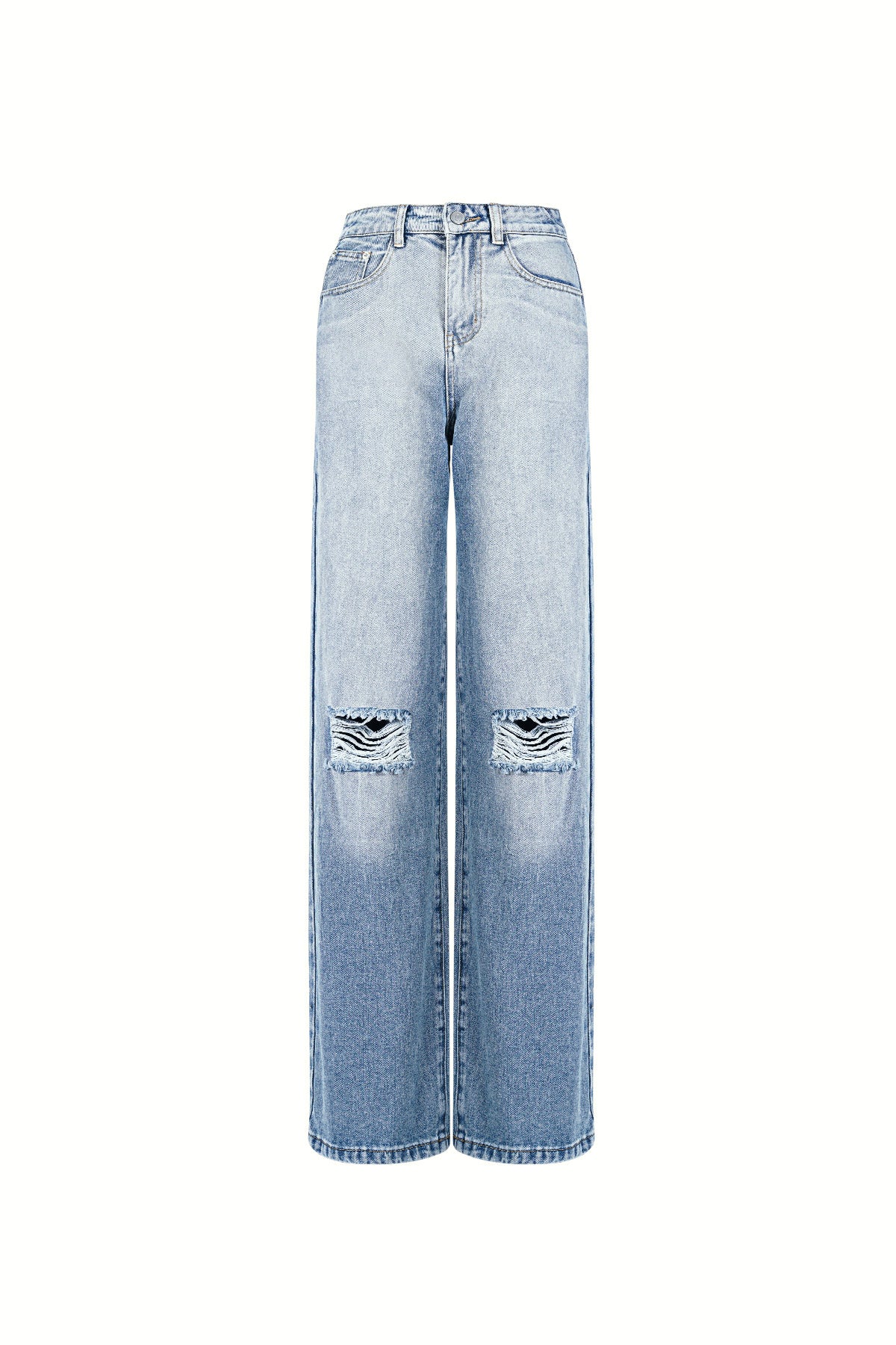 The Ripped Straight Jeans SERAMODE