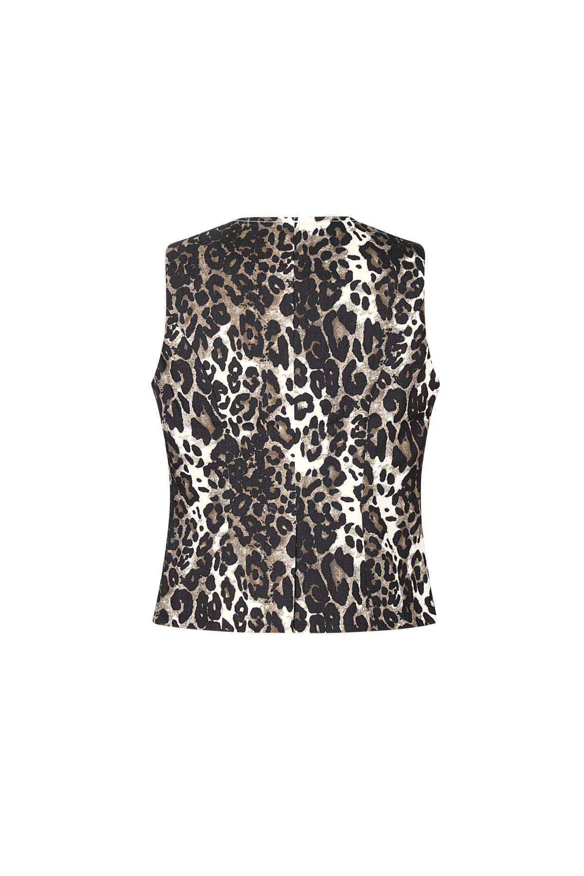 The Leopard Button Top SERAMODE