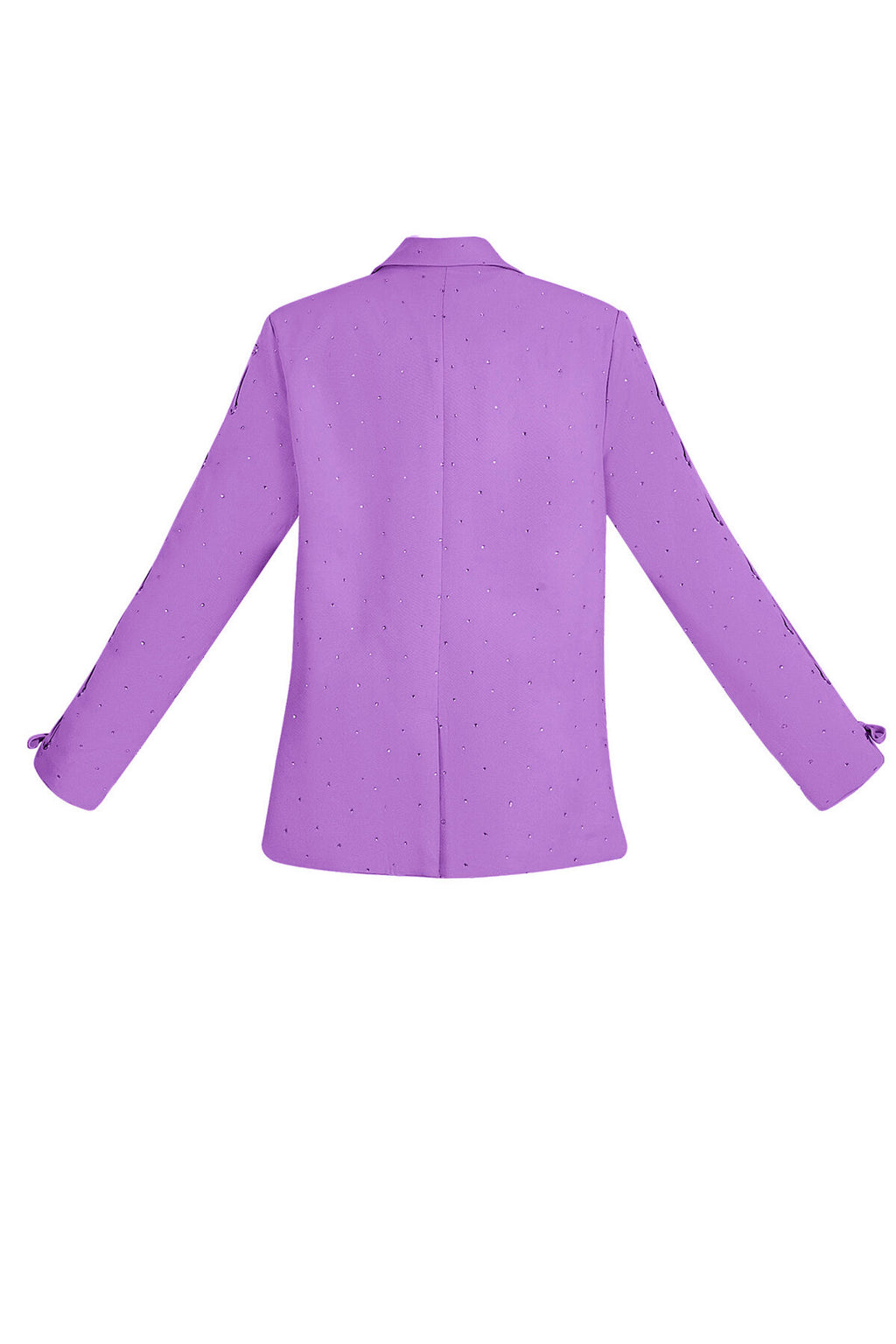 Polyester Women's Blazer Set Lace-Up Sleeve Design
