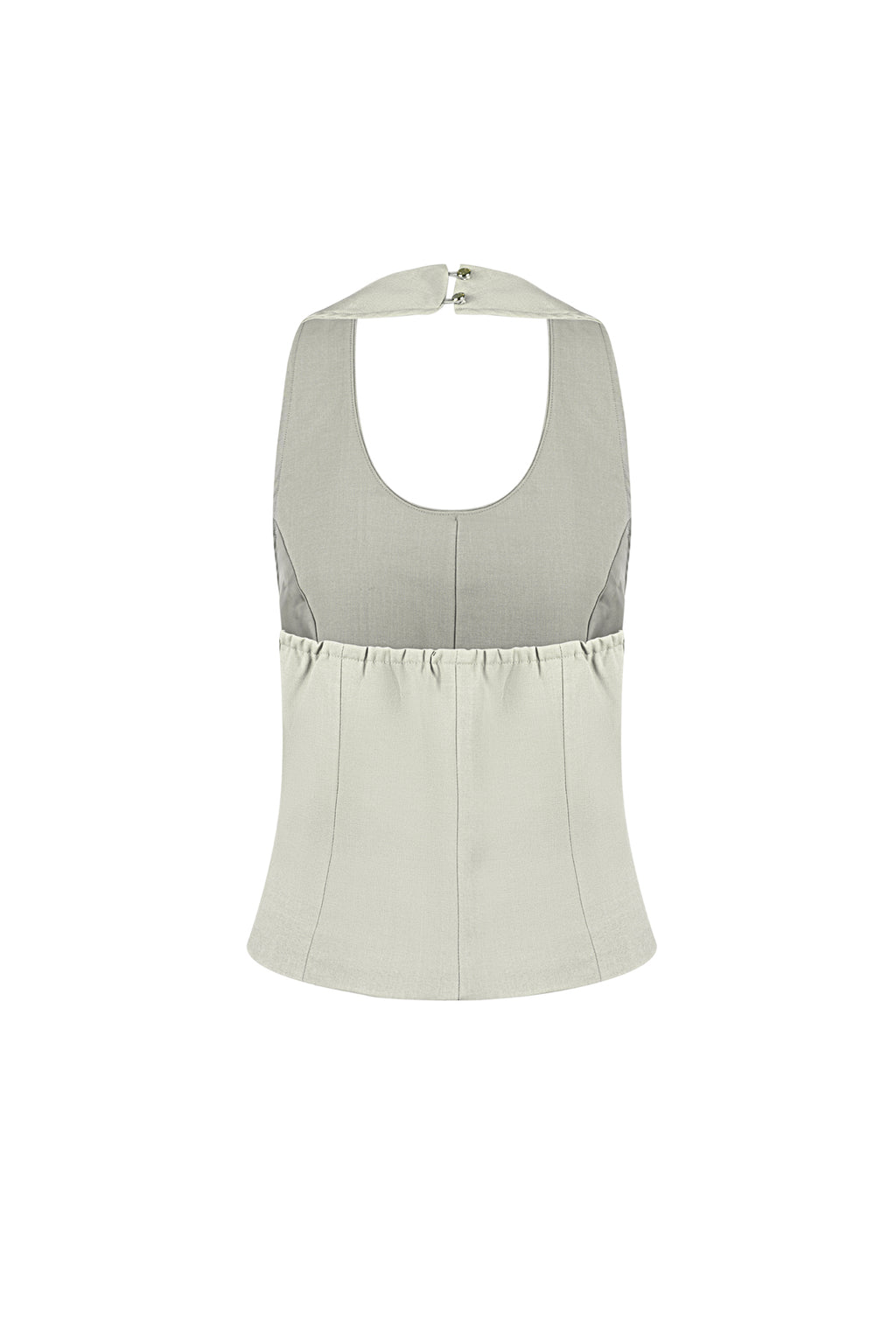 Woven Polyester Fiber Women's Sleeveless Top Casual Bow Detail