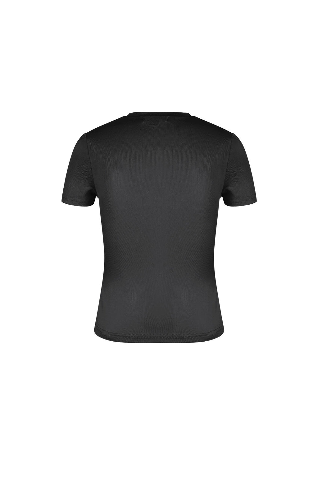 Polyester Women's Short Sleeve Top Fitted Bodycon
