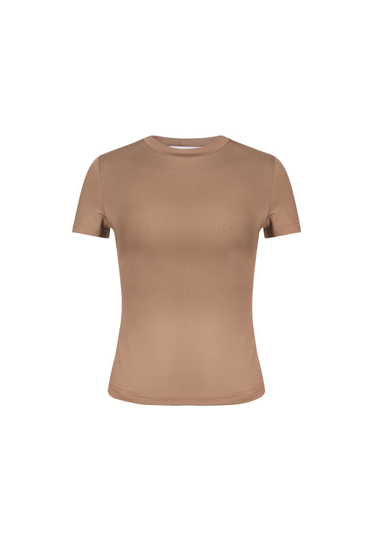 Polyester Women's Short Sleeve Top Fitted Bodycon