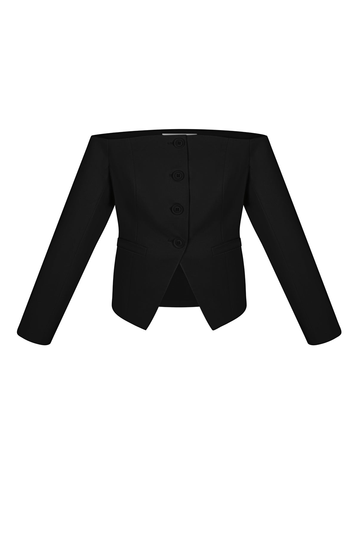 The Off Shoulder Button Top SERAMODE