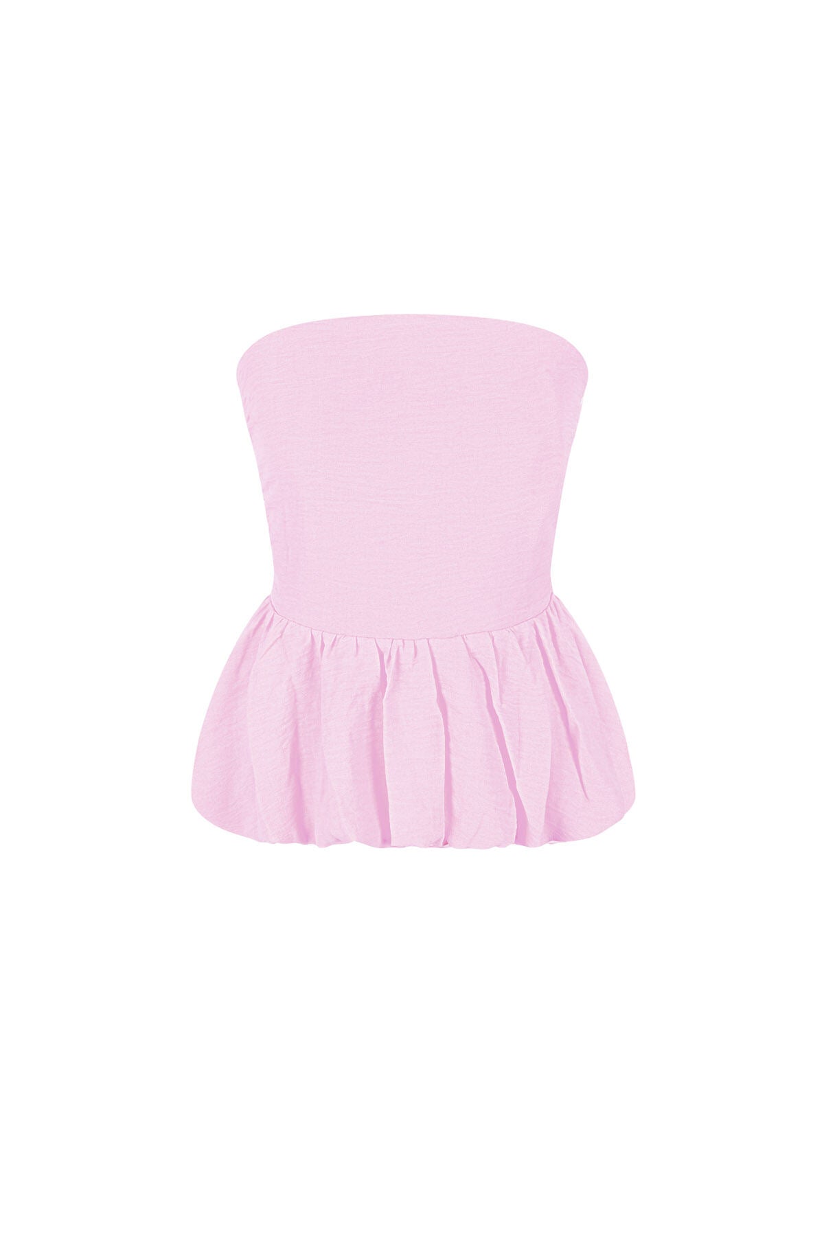 Polyester Women's Sleeveless Top Ruffle Hem