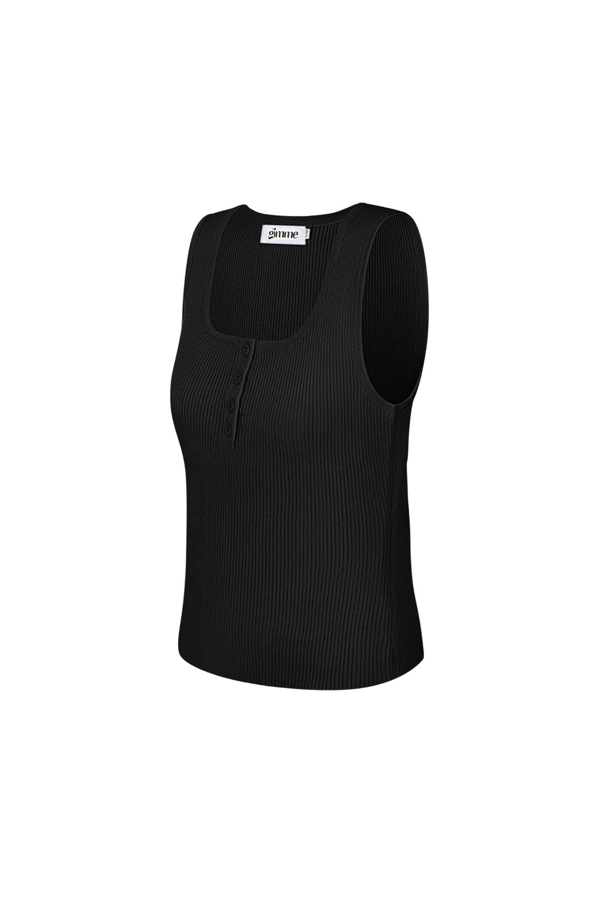 The Ribbed Button Top SERAMODE