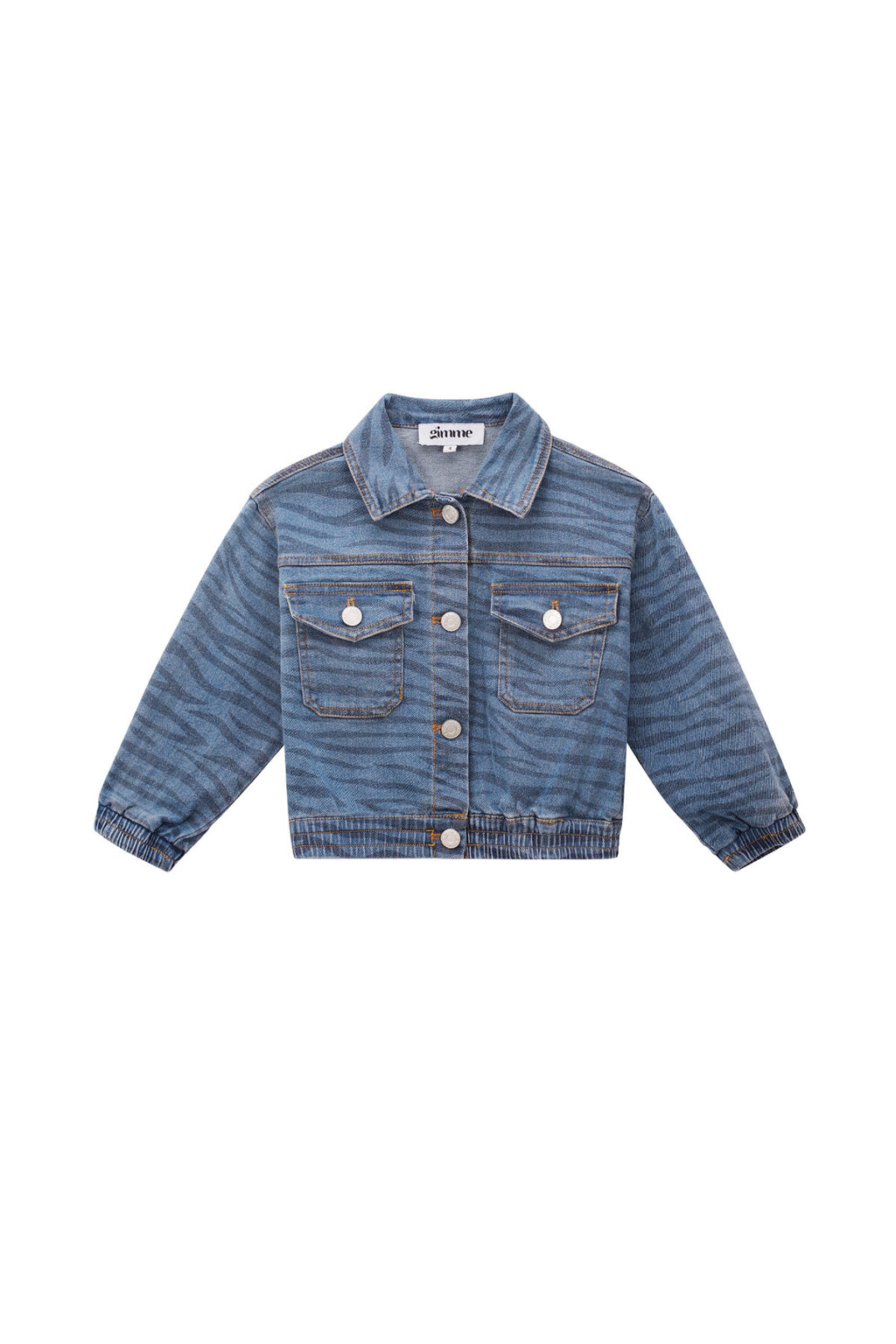 The Mini Striped Denim Jacket SERAMODE
