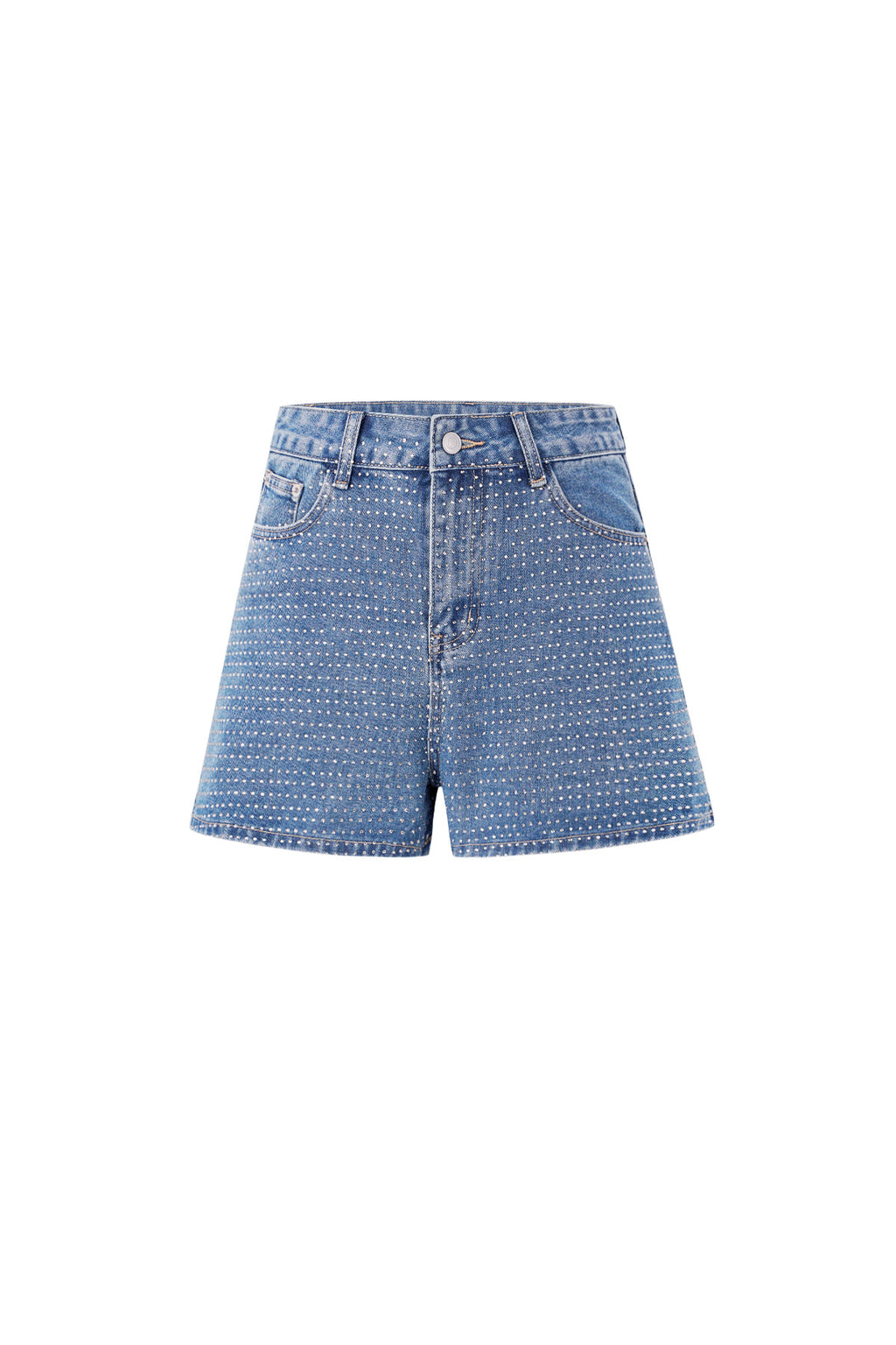 The Perforated Denim Shorts SERAMODE