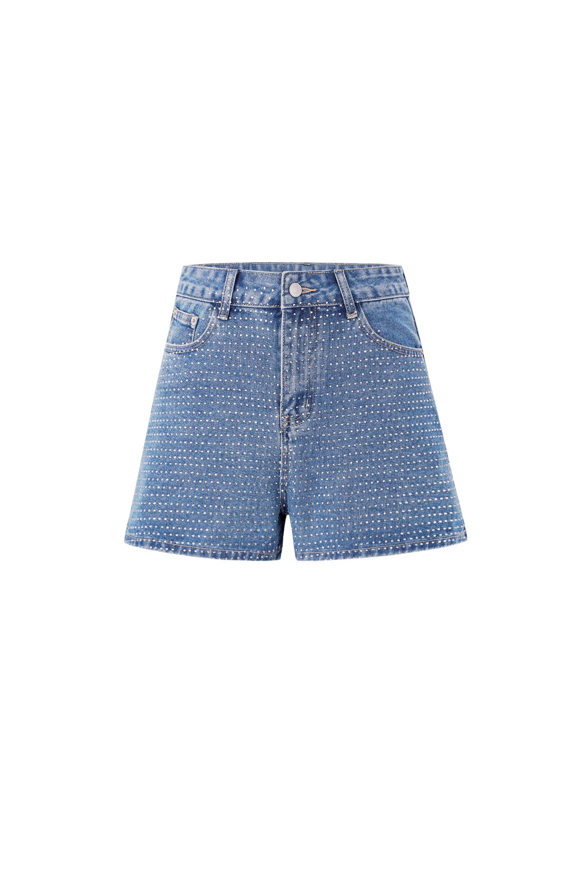 The Perforated Denim Shorts SERAMODE