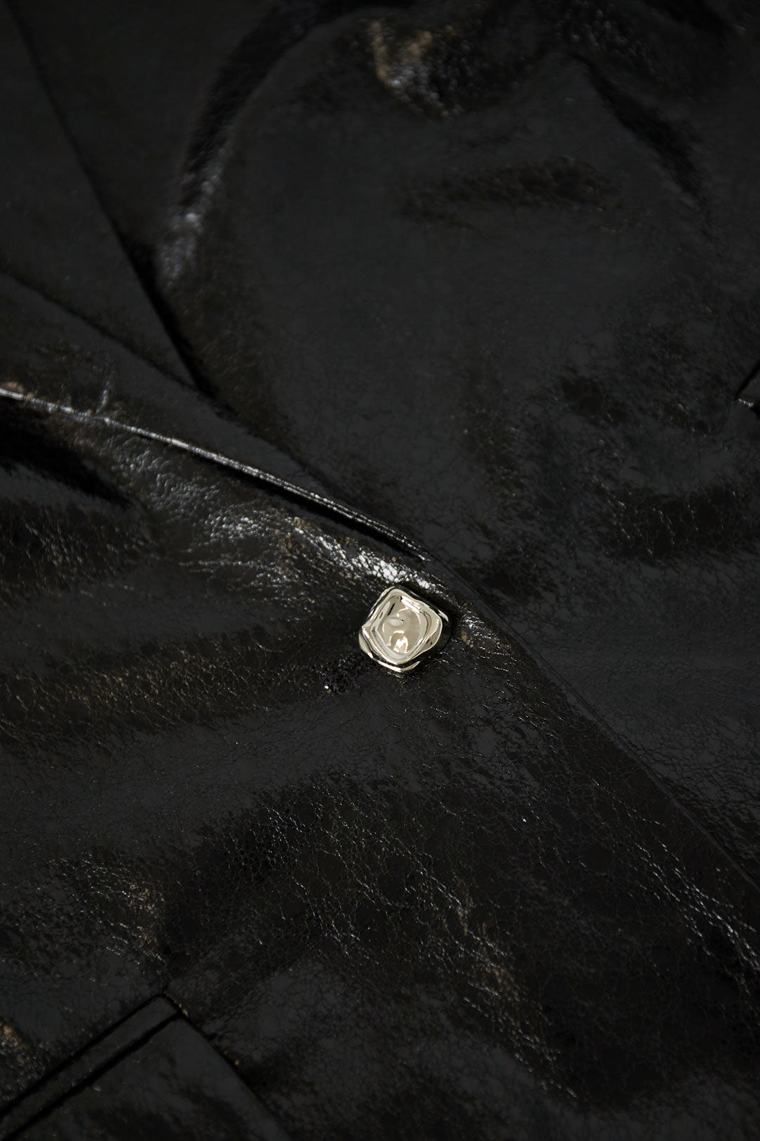 The Glossy Leather Blazer Set SERAMODE