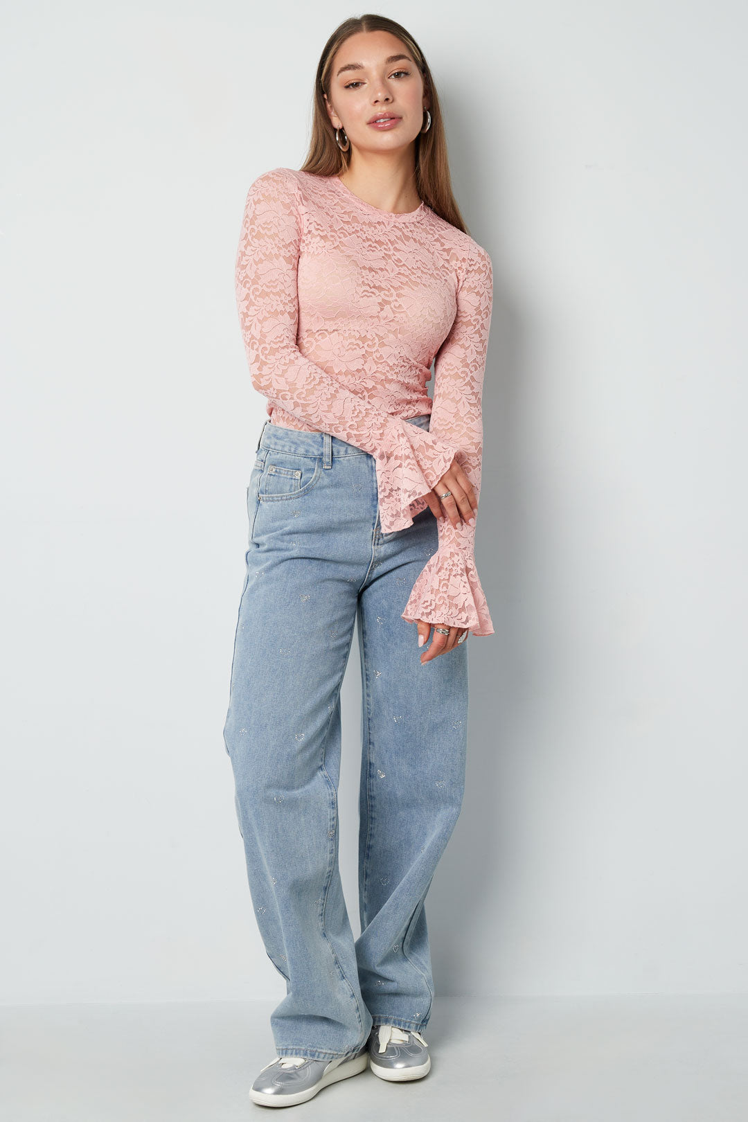 The Heart Embroidered Jeans SERAMODE