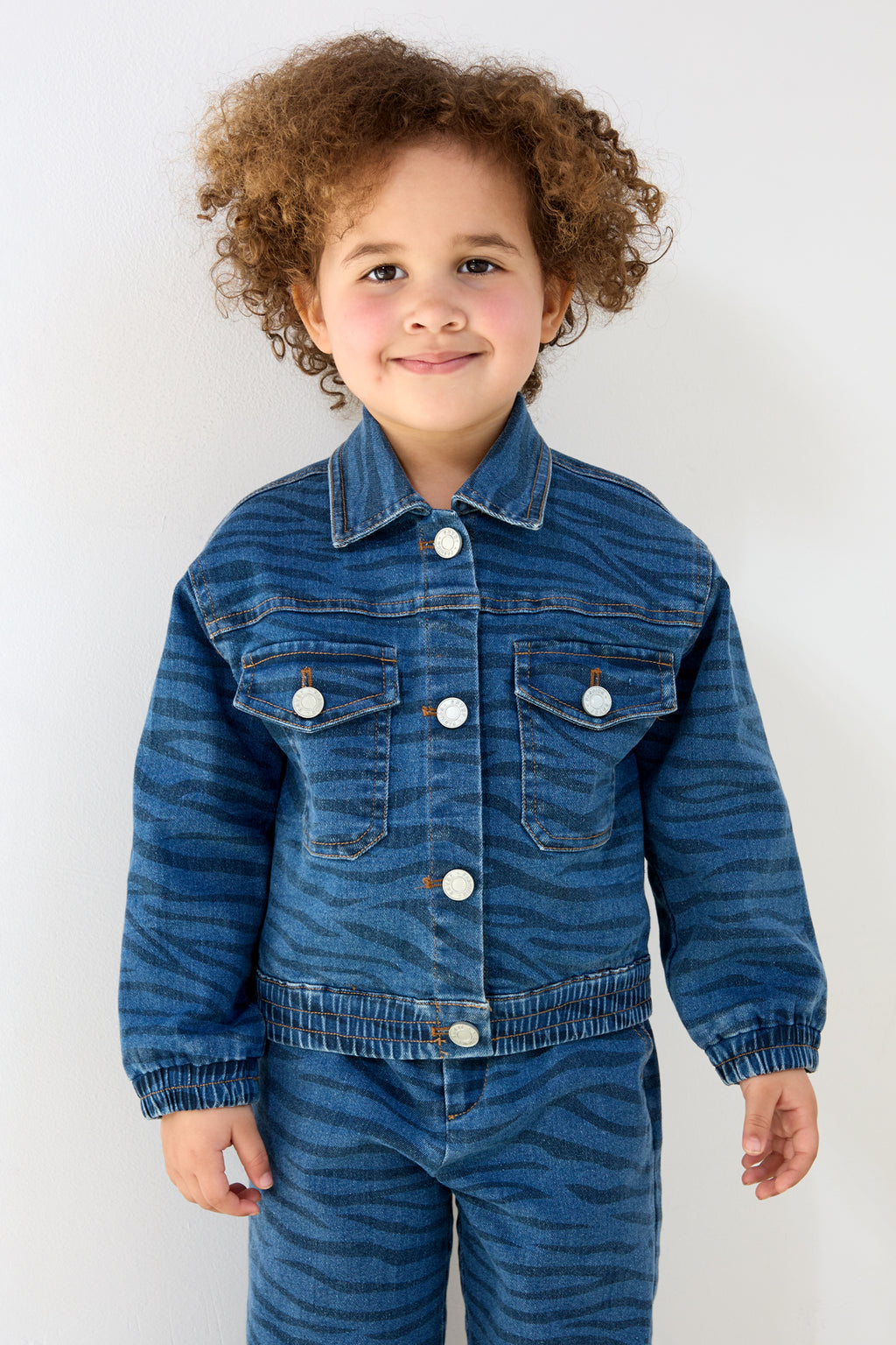 The Mini Striped Denim Jacket SERAMODE