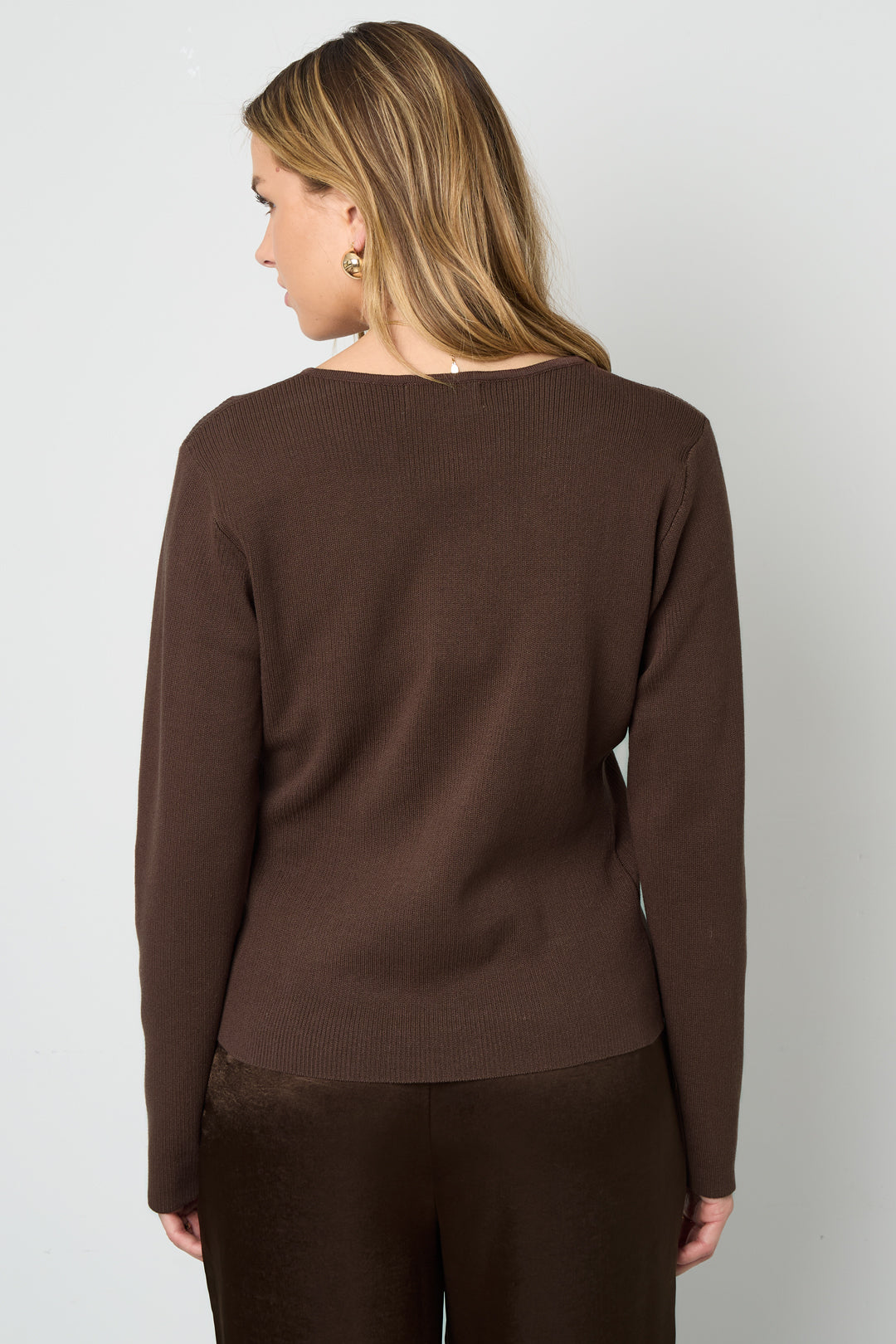 Viscose Knitted Women's Cardigan Casual Solid Color Fall/Winter