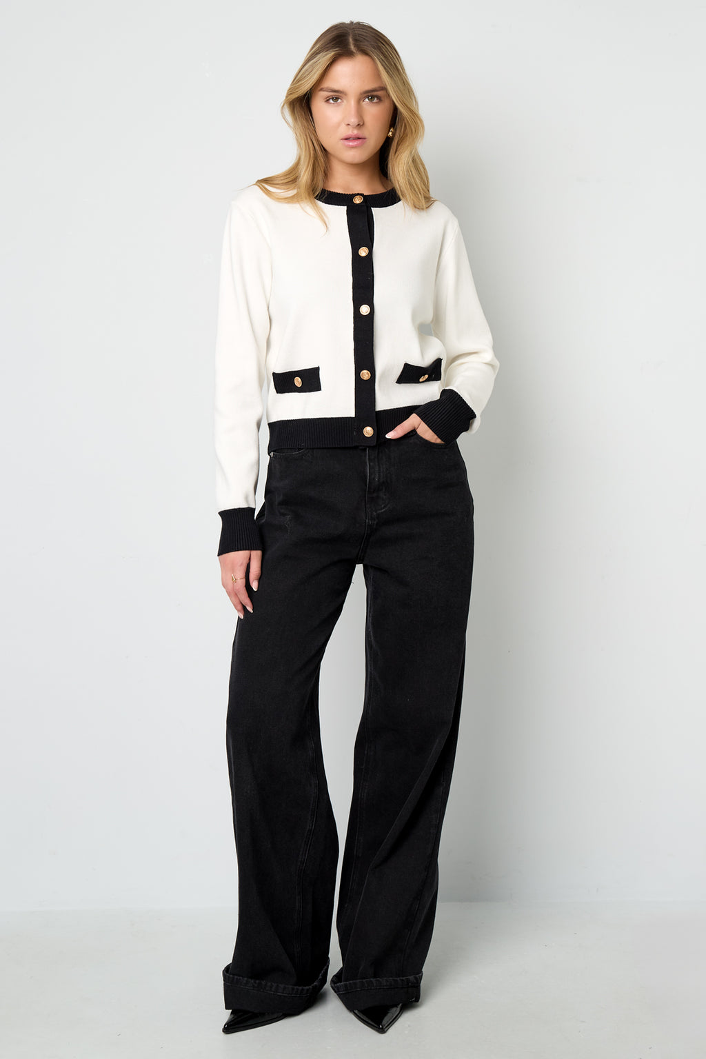 The Color Clash Knit Cardigan SERAMODE