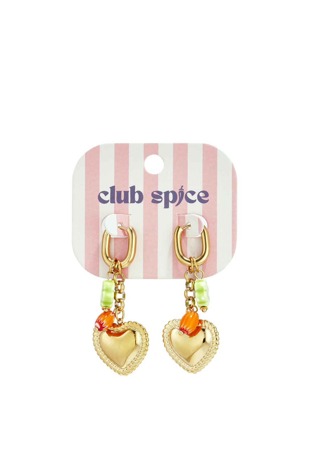 Stainless Steel Dangle Earrings Heart Sweet Daily Romantic Series Women's jewelry