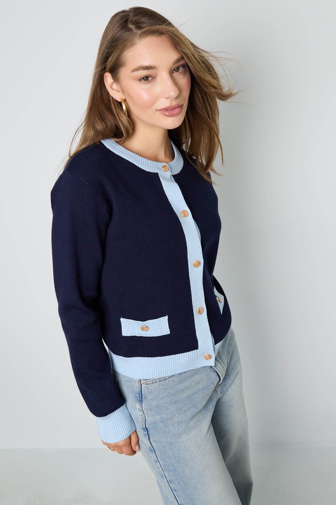 The Color Clash Knit Cardigan SERAMODE