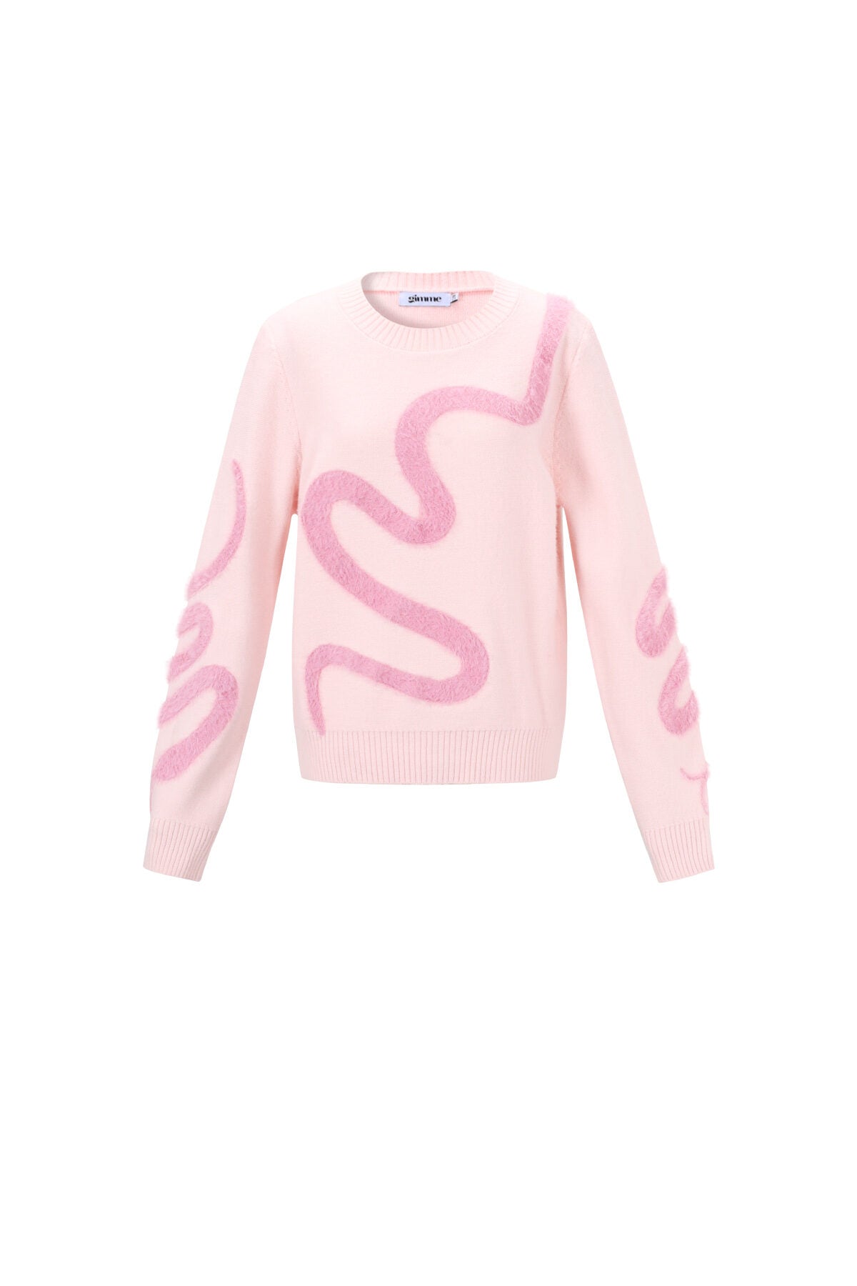 Knitted Polyester Fiber Women's Knit Sweaters Casual Color Clash