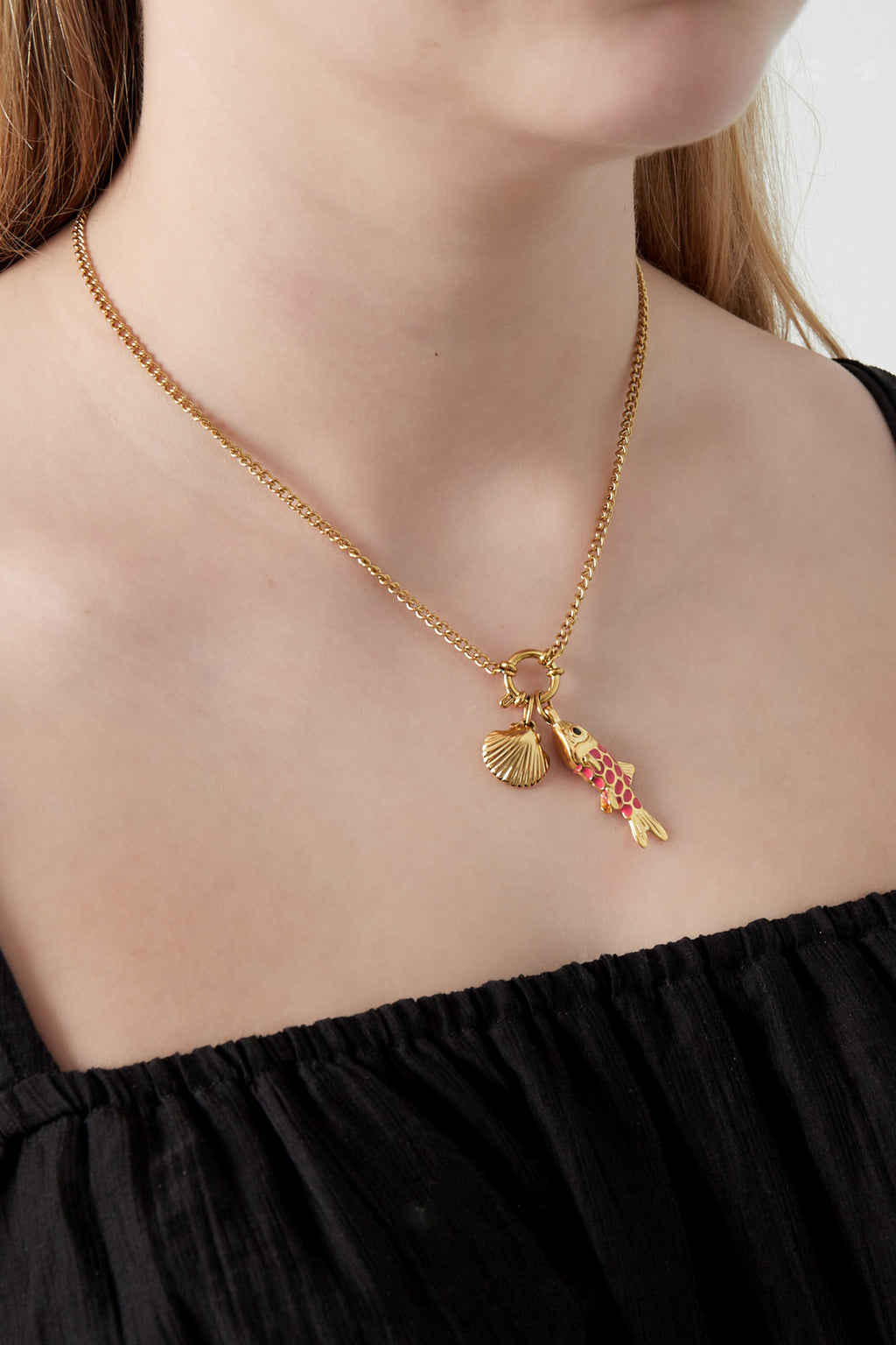 Fish DIY necklace