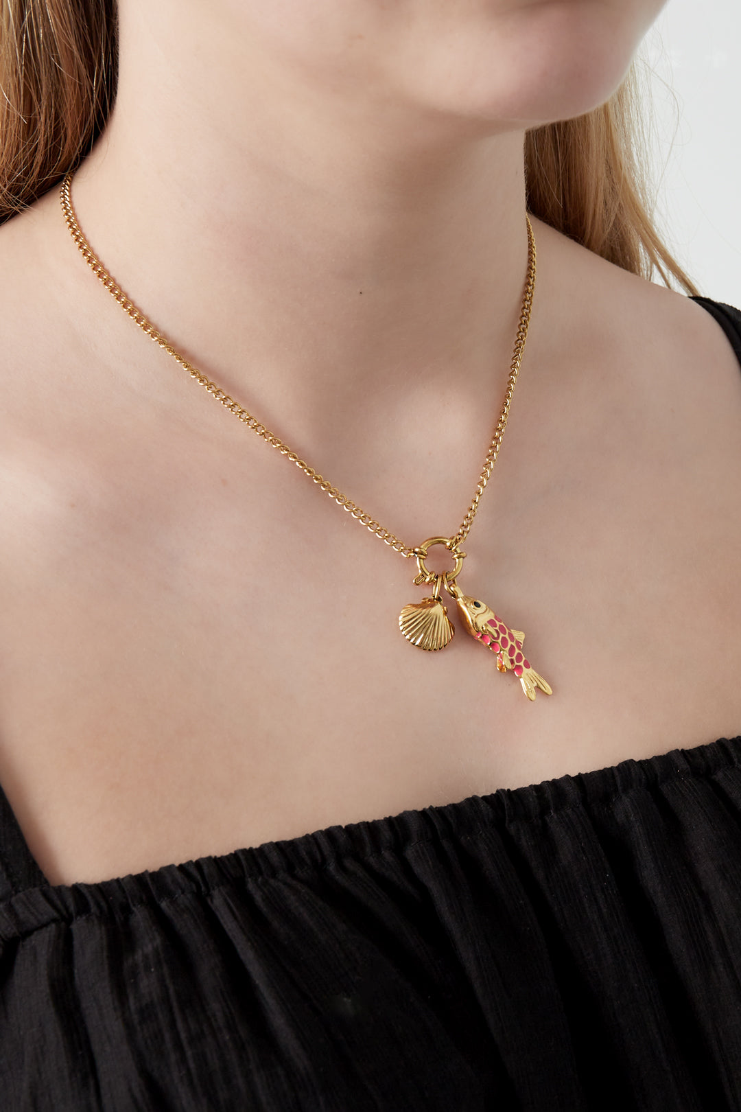 Fish DIY necklace